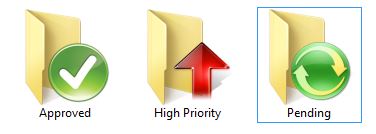 folder priorities example
